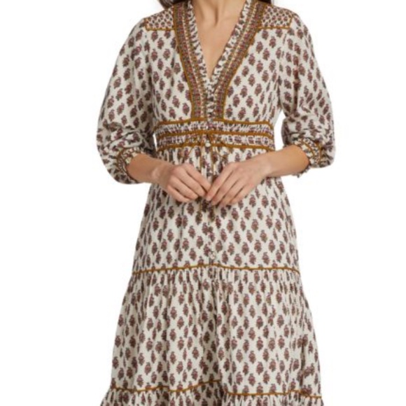 Veronica Beard Alessandra Maxi Dress, EUC, Size 10 - Picture 3 of 5